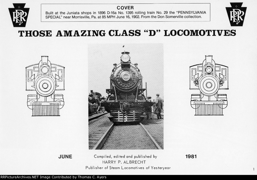 "Class 'D' Locomotives," Page 1, 1981